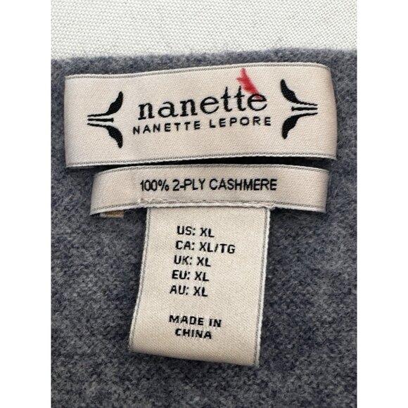 Womens XL Coastal Blue Cashmere Sweater Quiet Luxury Heritage Soft Hi‑Low Preppy - Picture 4 of 8